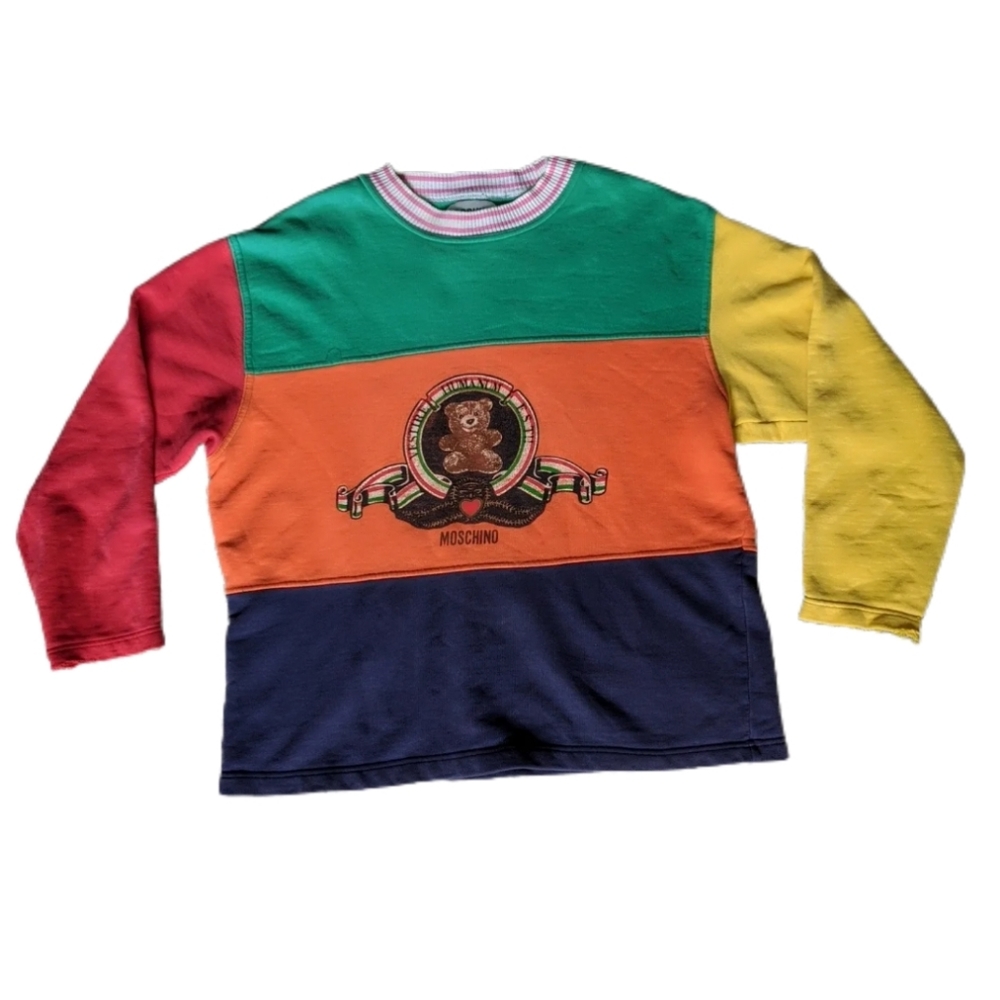 Moschino Color Block Sweater